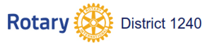 Rotary District 1240 logo